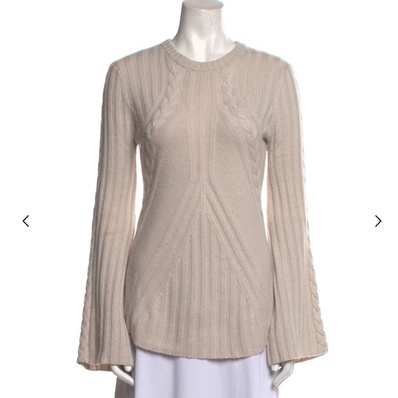 Autumn Cashmere Sweaters - Autumn Cashmere Crew Neck Sweater Size Small